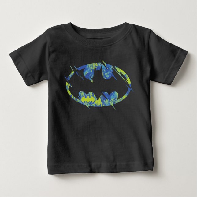 Electric Up Batman Symbol Baby T-Shirt (Front)
