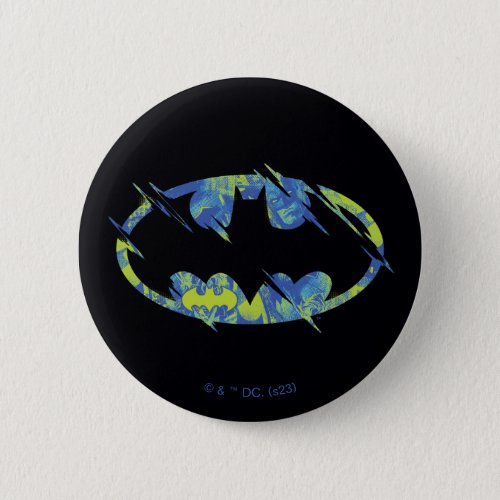Electric Up Batman Symbol Button