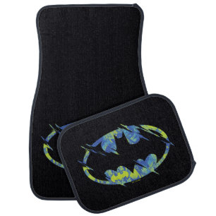 Electric Up Batman Symbol Car Floor Mat