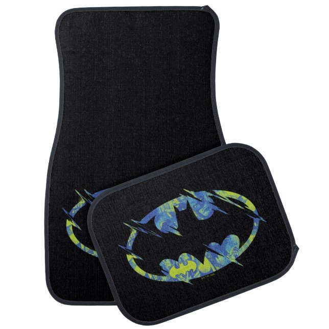 Electric Up Batman Symbol Car Floor Mat (Set)