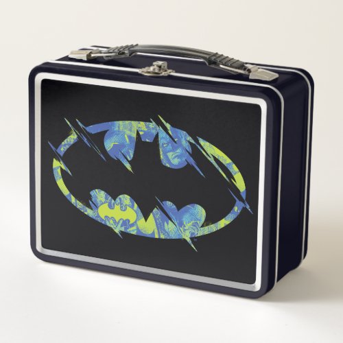 Electric Up Batman Symbol Metal Lunch Box