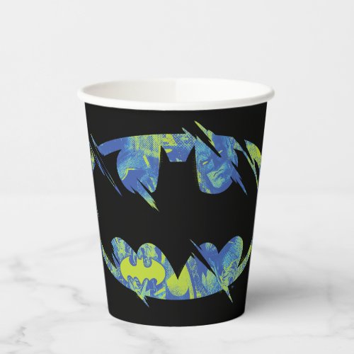 Electric Up Batman Symbol Paper Cups