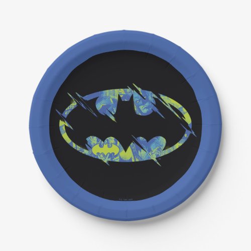 Electric Up Batman Symbol Paper Plates