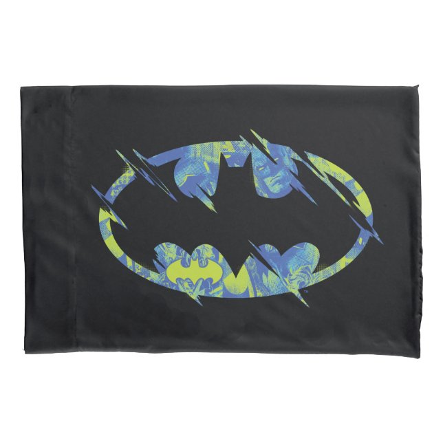 Electric Up Batman Symbol Pillow Case (Front)