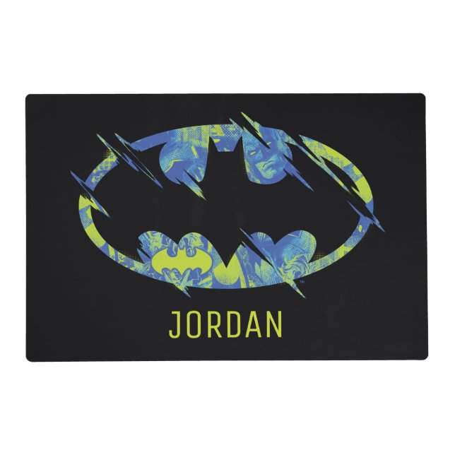 Electric Up Batman Symbol Placemat (Front)