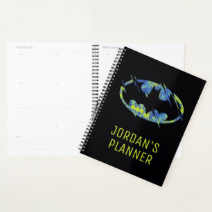Electric Up Batman Symbol Planner
