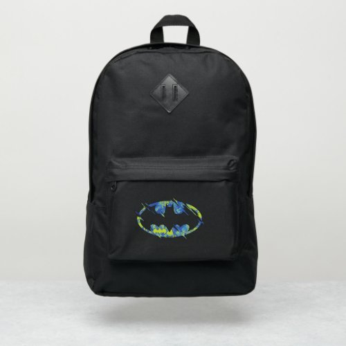 Electric Up Batman Symbol Port Authority Backpack