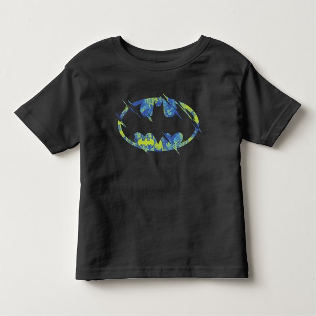 Electric Up Batman Symbol Toddler T-shirt (Front)