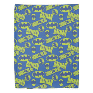 Electric Up Batman - The Dark Knight Pattern Duvet Cover