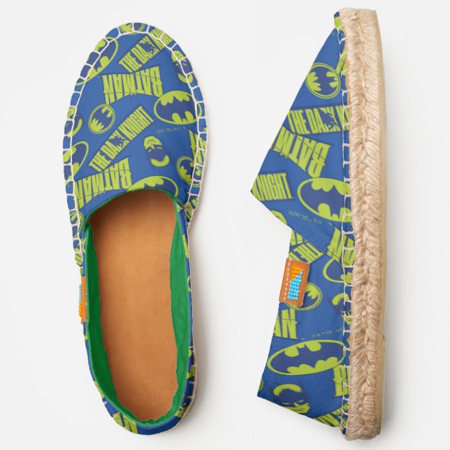 Electric Up Batman - The Dark Knight Pattern Espadrilles (Side)