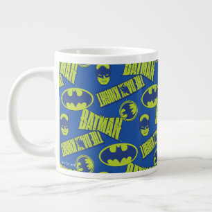 Electric Up Batman - The Dark Knight Pattern Giant Coffee Mug