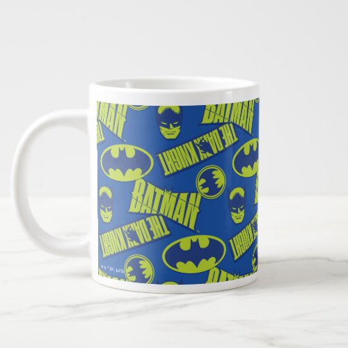 Electric Up Batman _ The Dark Knight Pattern Giant Coffee Mug