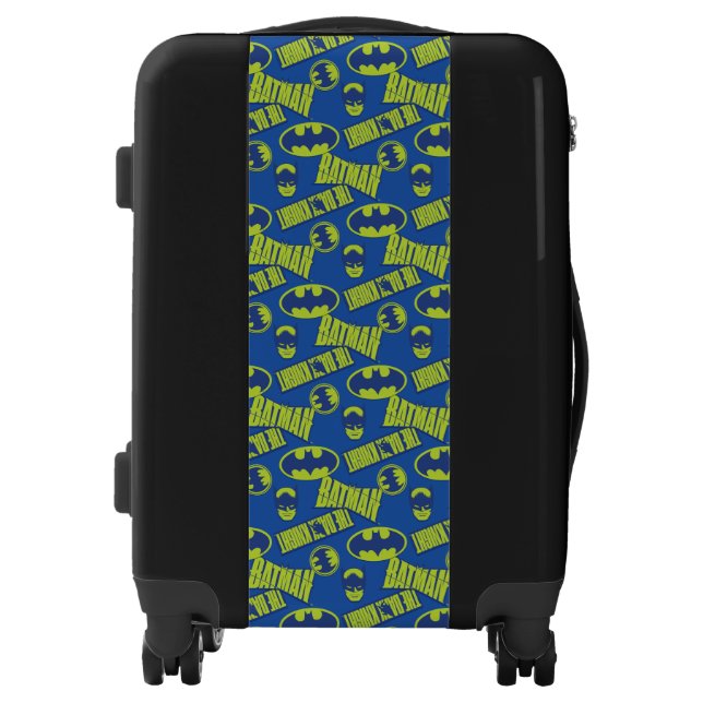 Electric Up Batman - The Dark Knight Pattern Luggage (Front)