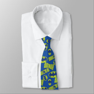 Electric Up Batman - The Dark Knight Pattern Neck Tie