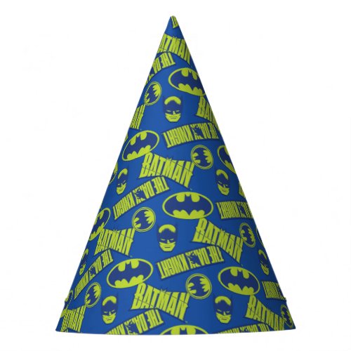 Electric Up Batman _ The Dark Knight Pattern Party Hat