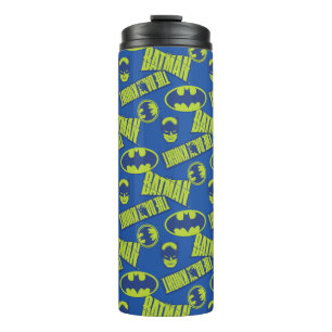 Electric Up Batman - The Dark Knight Pattern Thermal Tumbler