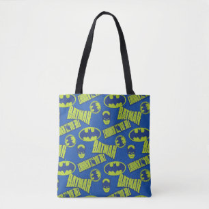 Electric Up Batman - The Dark Knight Pattern Tote Bag