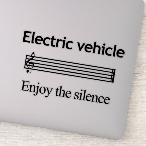 Electric Vehicle Custom_Cut Vinyl Stickers
