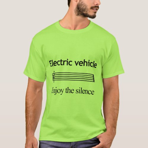 Electric Vehicle Go Green Quality Mens T_Shirt