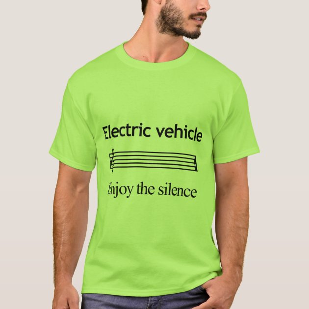 Electric Vehicle Go Green Quality Men's T-Shirt | Zazzle