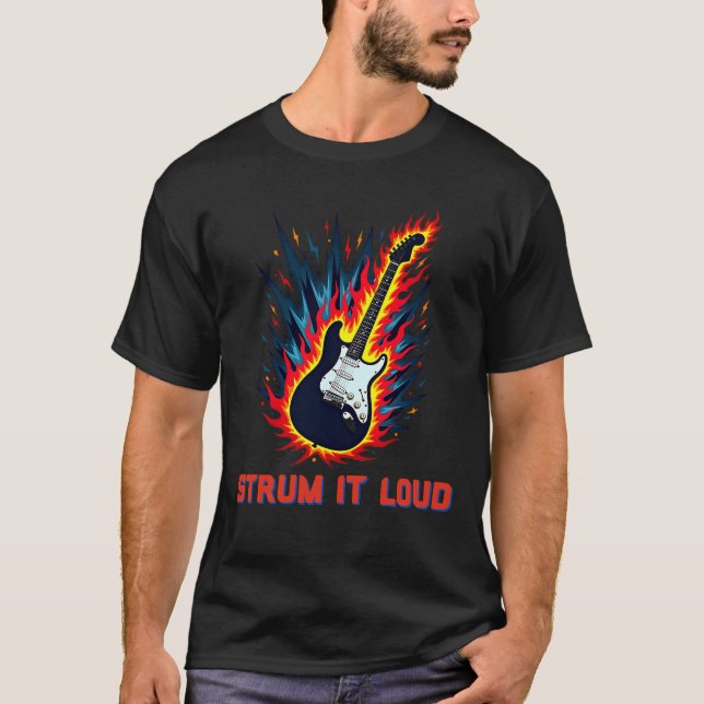 Electric Vibes: Rock Guitar Series T-Shirt (Front)
