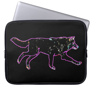 Electric Wolf Laptop Sleeve