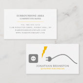 Electrical Cable, Electrician Business Card | Zazzle