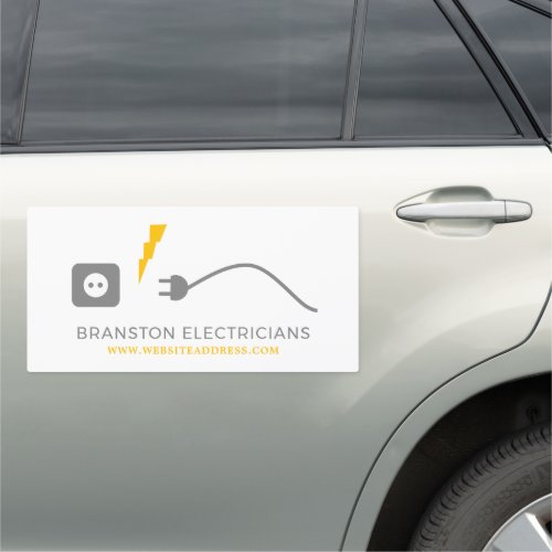 Electrical Cable Electrician Car Magnet