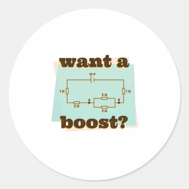 Electrical Circuit Engineer Classic Round Sticker (Front)