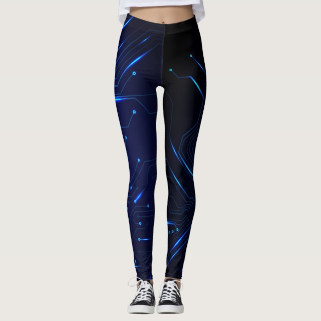 Electrical Circuit Leggings (Front)