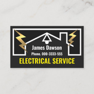 Electrical Circuit Wiring Home Frame Business Card