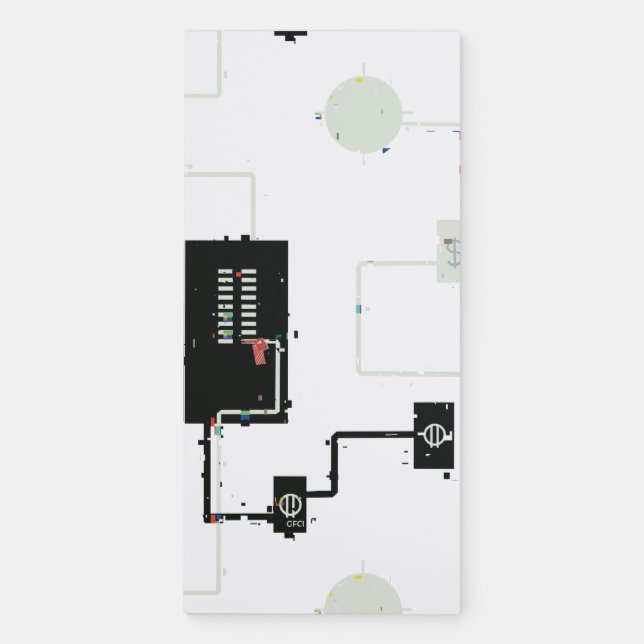 Electrical Circuits Magnetic Notepad (Front)