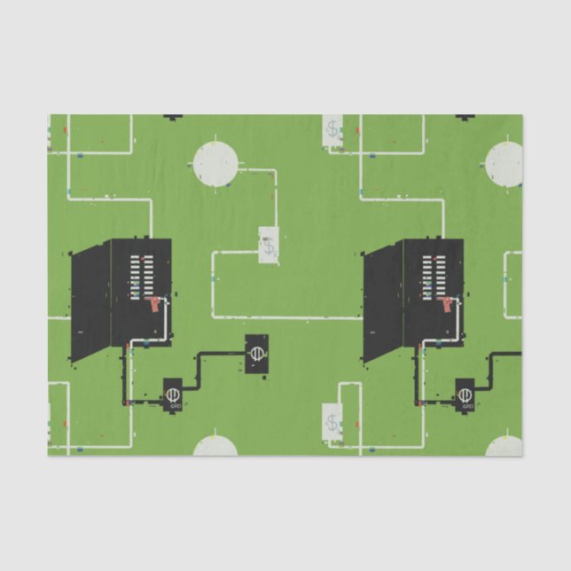 Electrical Circuits Tissue Paper (Front)