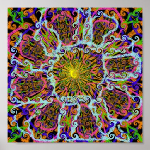 Electrical Confusion fun pattern Paintshop Pro Poster | Zazzle