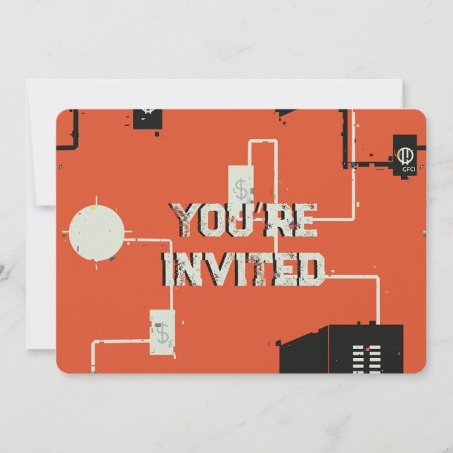 Electrical Construction Invitation (Front)