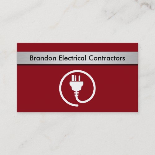 Electrical Contractor Business Cards