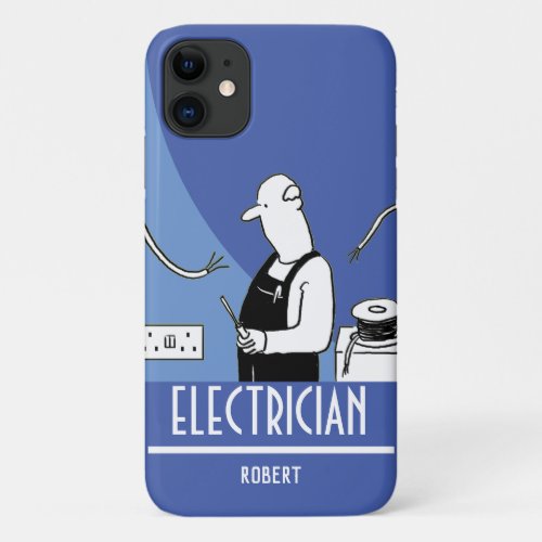 Electrical Electrician at Work iPhone 11 Case