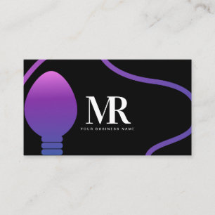 Electrical Electrician Lighting Business Branding Business Card