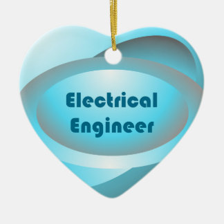 Electrical Engineer Blue Ceramic Ornament