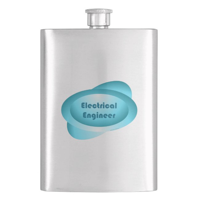 Electrical Engineer Blue Flask (Front)