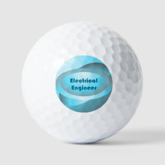 Electrical Engineer Blue Golf Balls