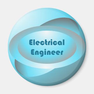 Electrical Engineer Blue Magnet