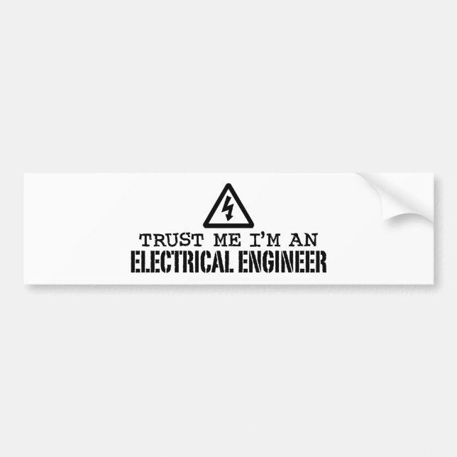 Electrical Engineer Bumper Sticker (Front)