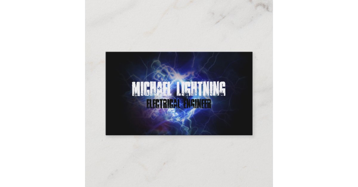 Electrical Engineer Business Card | Zazzle
