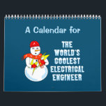 Electrical Engineer Calendar<br><div class="desc">A unique twelve month calendar to tickle the funny bone of your favorite electrical engineer.</div>