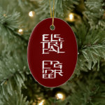 Electrical Engineer Character Ceramic Ornament