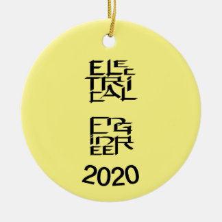 Electrical Engineer Character Ceramic Ornament