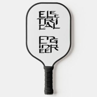 Electrical Engineer Character Pickleball Paddle