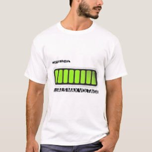 Electrical Engineer Coffee Max Voltage Funny Gift T-Shirt