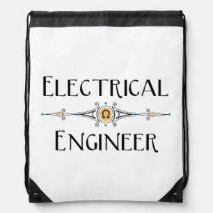 Electrical Engineer Decorative Line Drawstring Bag